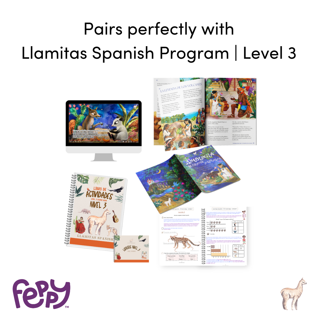Llamitas Spanish + Feppy Book Collection | Level 3 - Feppy