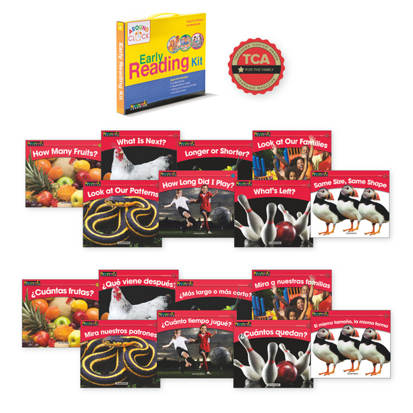 Bilingual Spanish/English Math Kit (16 Books) - Feppy