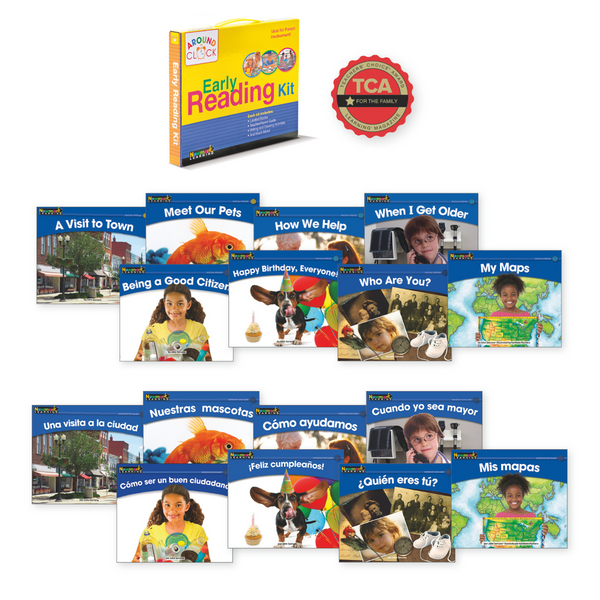 Bilingual Spanish/English Social Studies Book Kit (16 Books) - Feppy