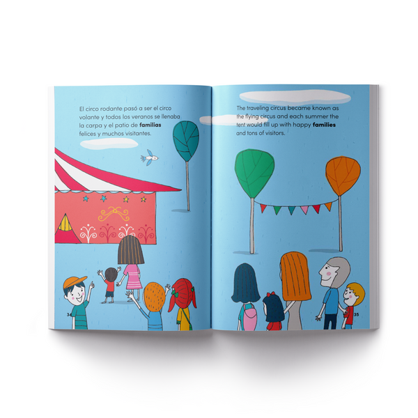 YY A Fantastic Family! “Una familia fantastica” - Bilingual Spanish/English Book for Kids - Feppy Box