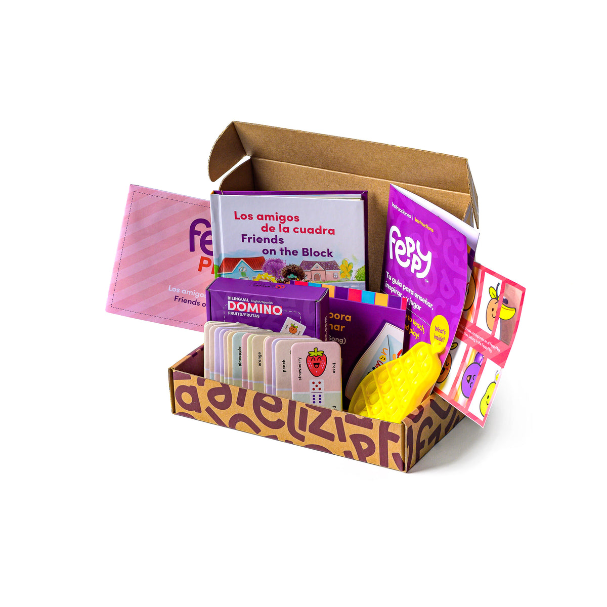 Single Box 'Friends on the Block' Spanish learning