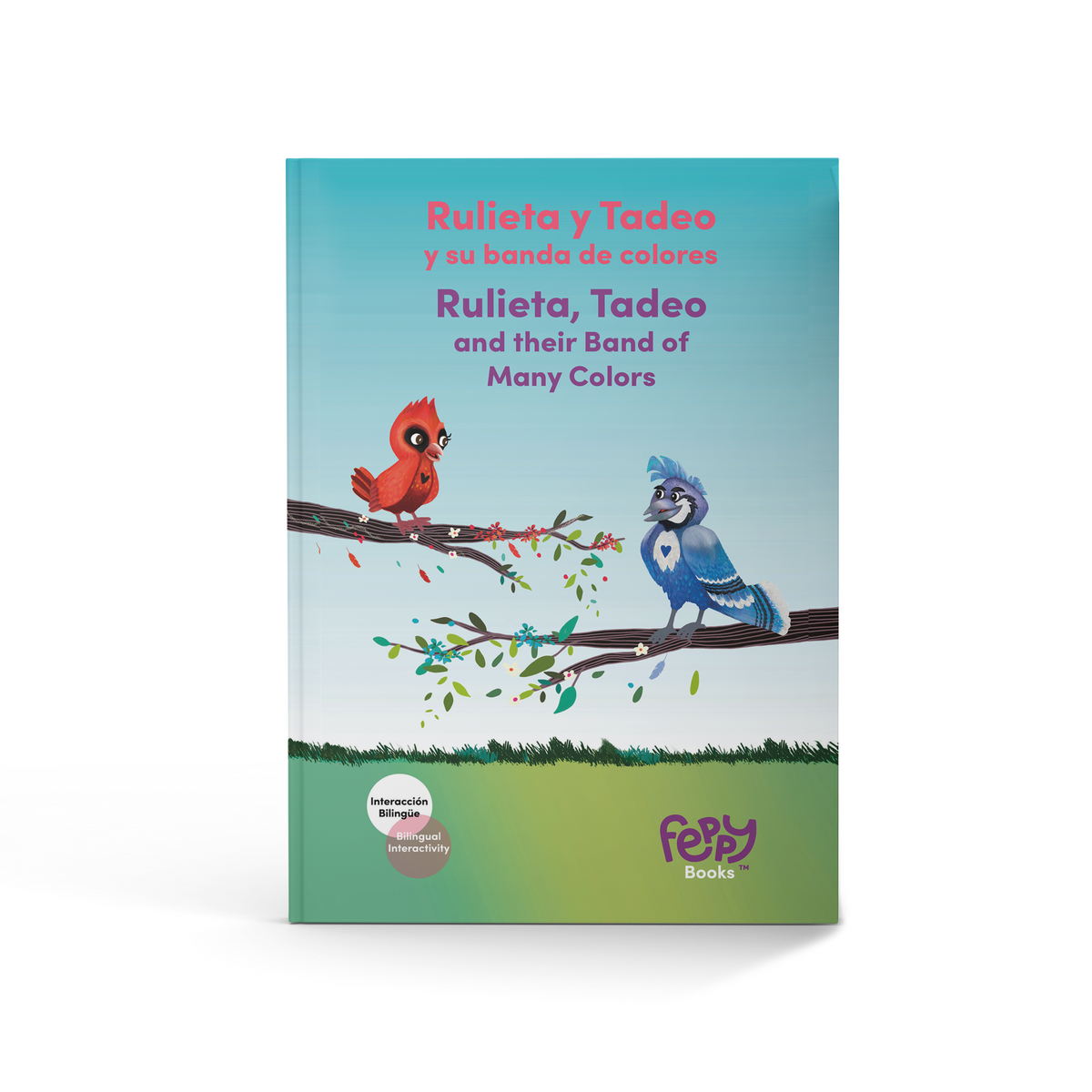 YY Rulieta, Tadeo and their Band of Many Colors "Rulieta y Tadeo y su banda de colores" - Bilingual Spanish/English Book for Kids - Feppy Box