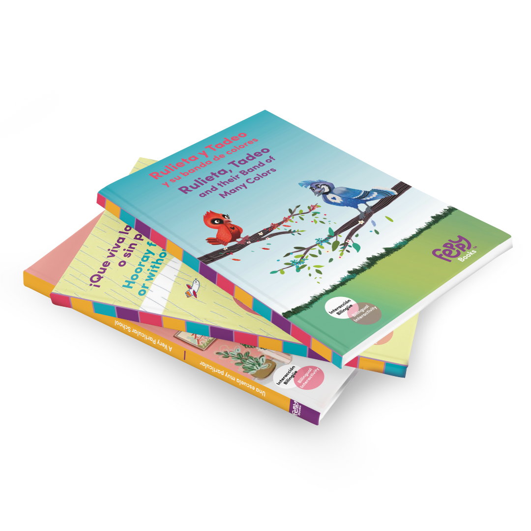 The Teamwork Collection, Set of 3 Bilingual English Spanish Books - Feppy