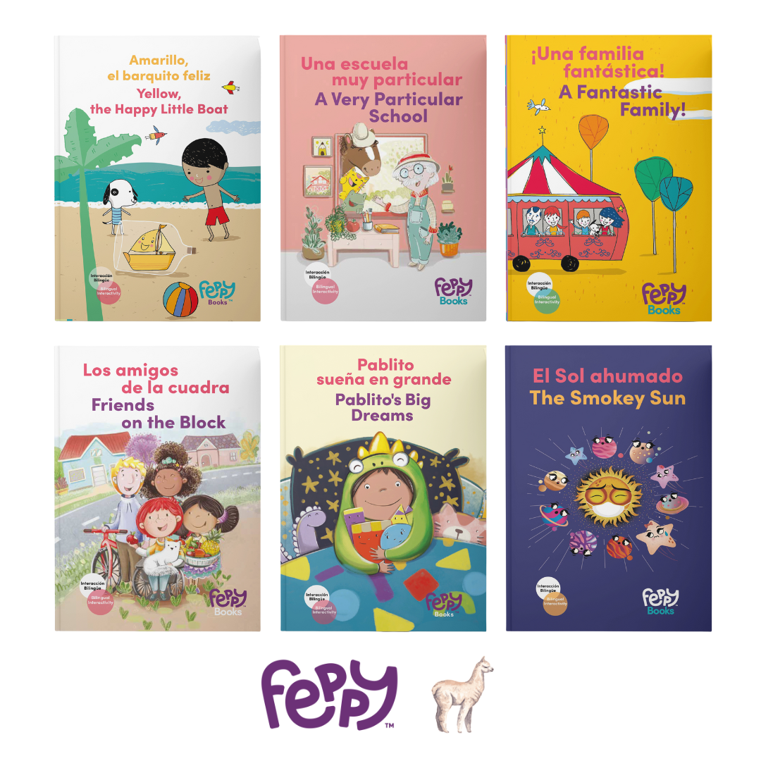 Llamitas Spanish + Feppy Book Collection | Level 1 - Feppy