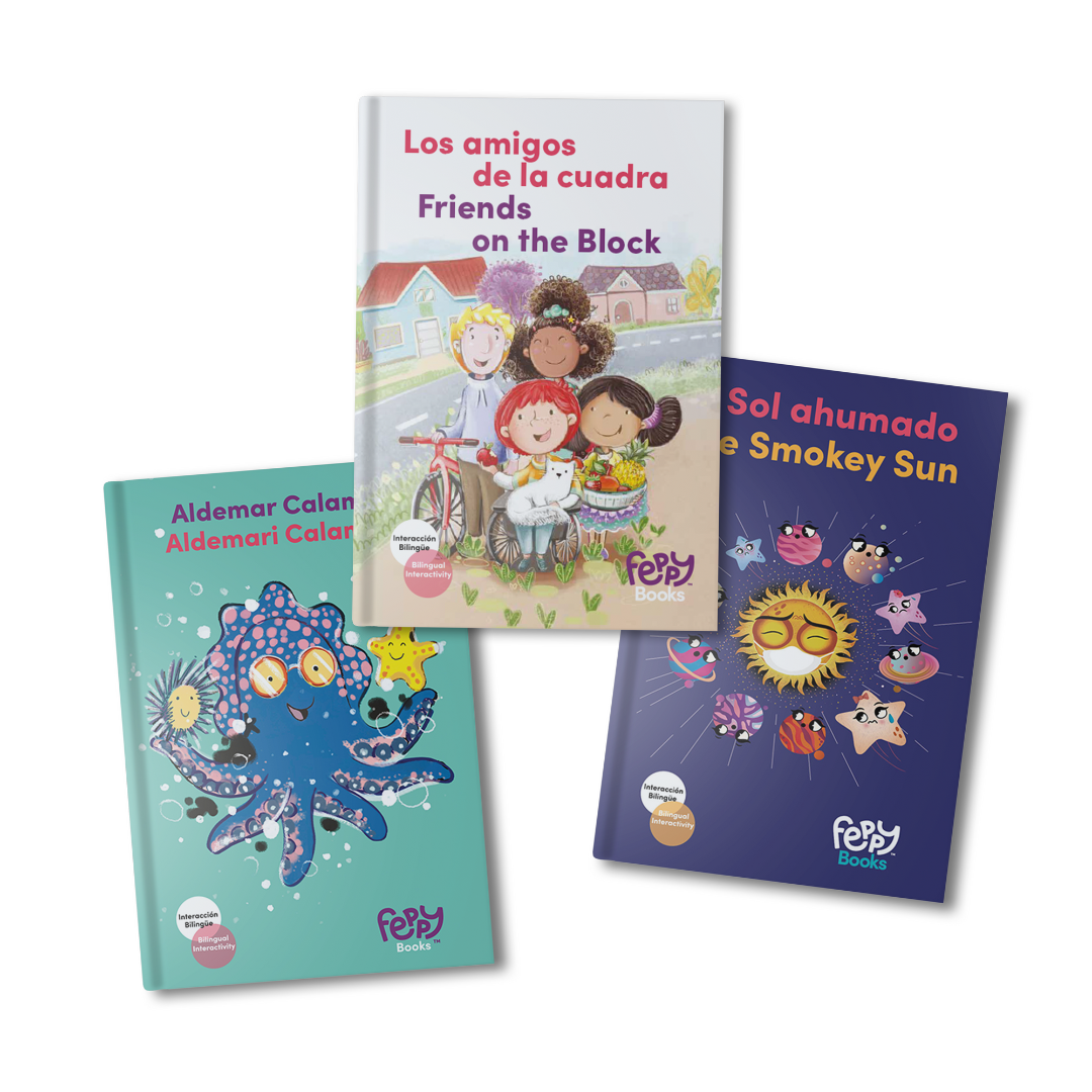 Colección de Libros Amistad - 3 Libros Bilingües en Español/Inglés para  niños