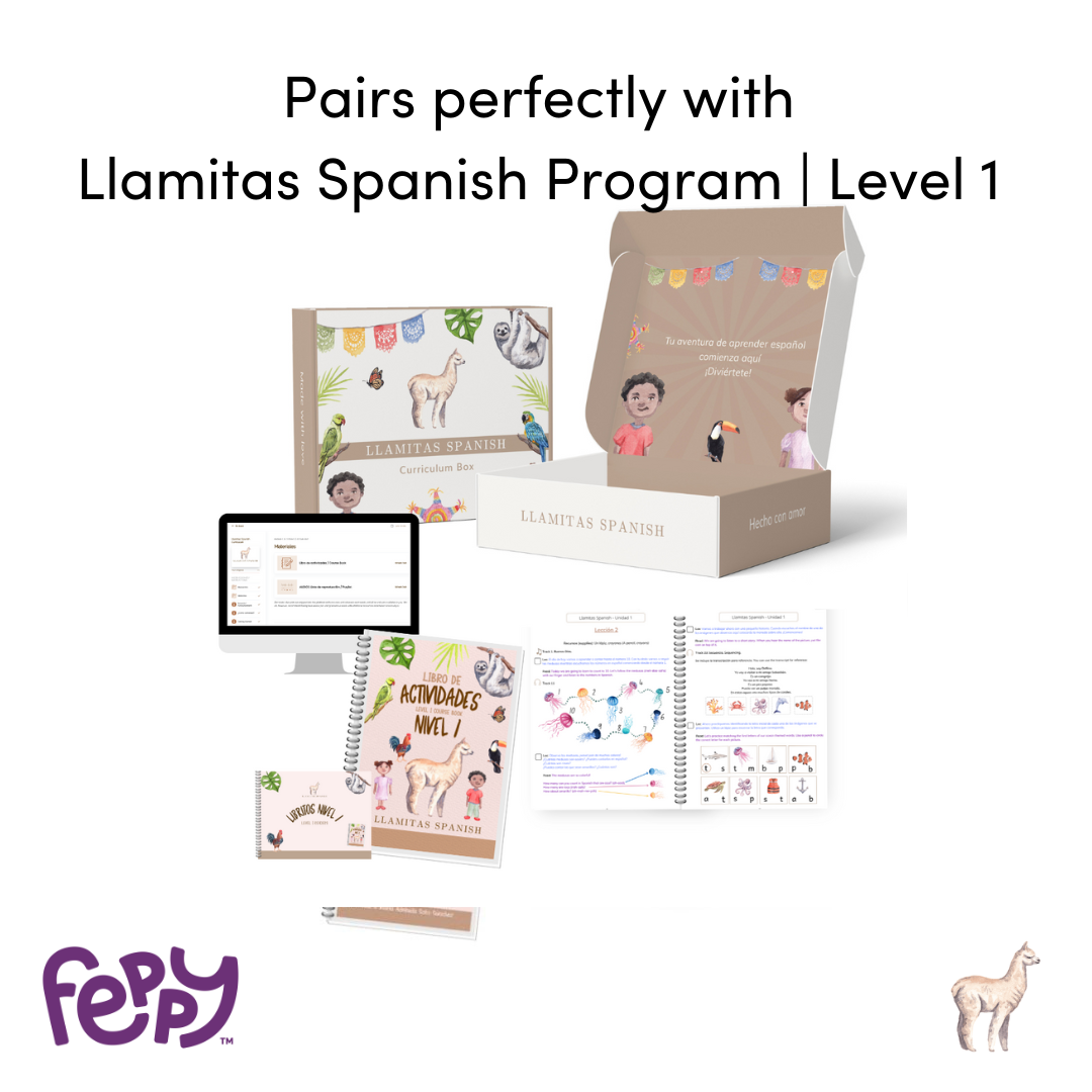 Llamitas Spanish + Feppy Book Collection | Level 1