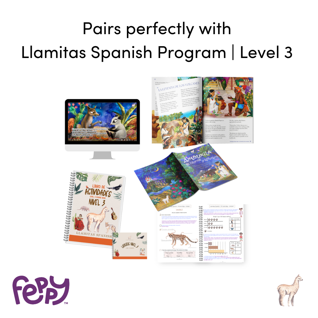 Llamitas Spanish + Feppy Book Collection | Level 3