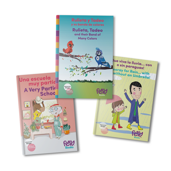 The Teamwork Collection, Set of 3 Bilingual English Spanish Books - Feppy
