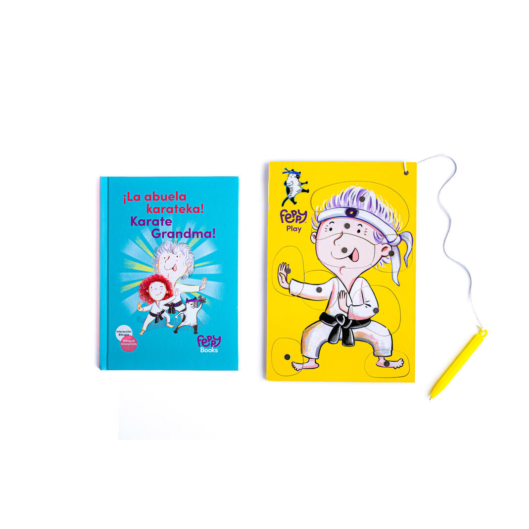 Bilingual Book & Game Bundle: La Abuela Karateca + Human Body Puzzles