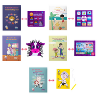 Play & Learn Set - 5 Games y 5 Bilingual Books