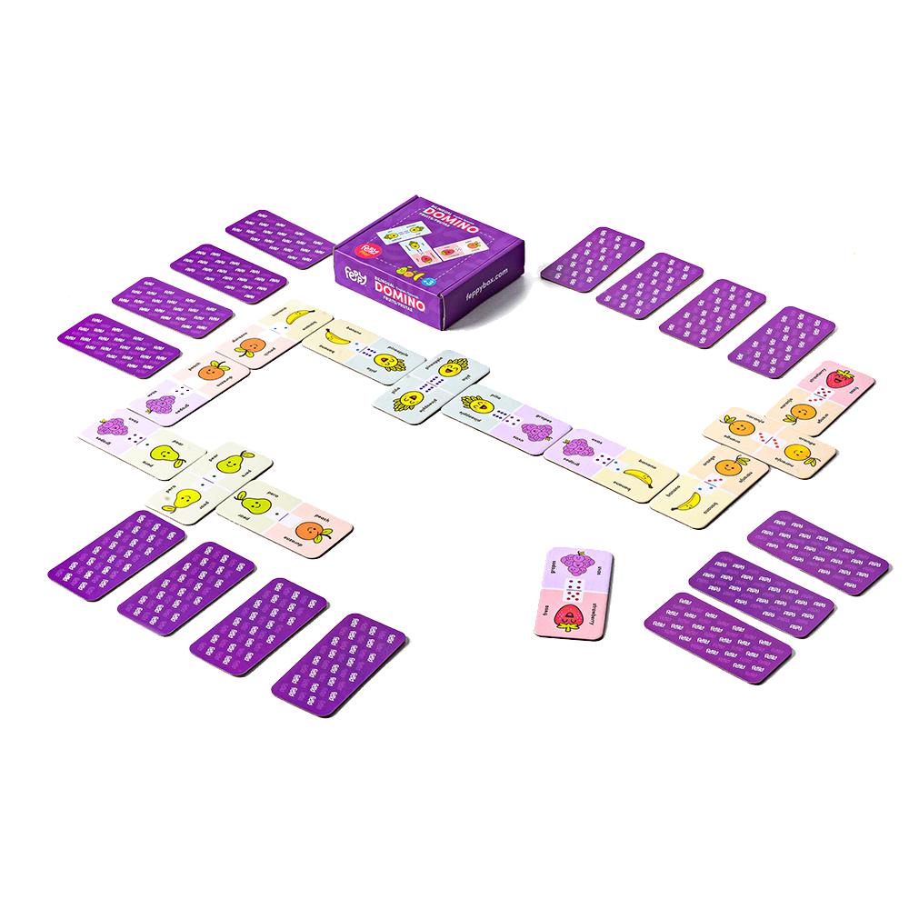 Bilingual Book & Game Bundle: Friends on the Block Book + Dominoes Game - Feppy