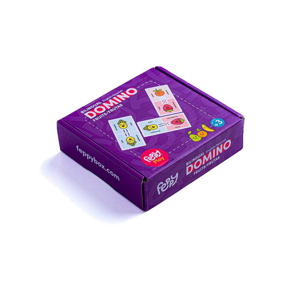 Bilingual Book & Game Bundle: Friends on the Block Book + Domino Game -  Feppy