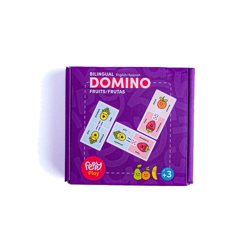 XX Bilingual Dominoes Game to Learn Spanish and English Vocabulary - Feppy Box