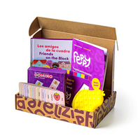 Fun Spanish Learning Toy for Kids - 'Friends on the Block' Feppy Box - Feppy Box