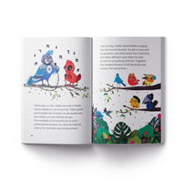 YY Rulieta, Tadeo and their Band of Many Colors "Rulieta y Tadeo y su banda de colores" - Bilingual Spanish/English Book for Kids - Feppy Box