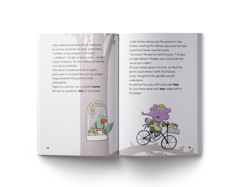 Juan the Baker "Juan el pastelero" - Bilingual Spanish/English Book for Kids - Feppy Box