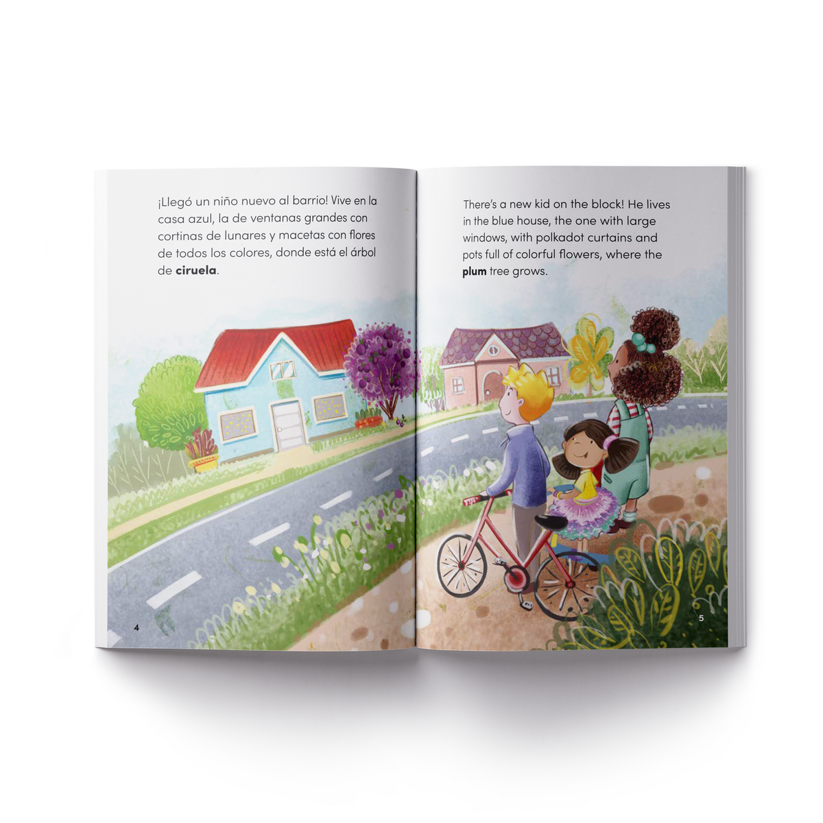 Friends on the Block "Los amigos de la cuadra" - Bilingual Spanish/English Book for Kids - Feppy Box